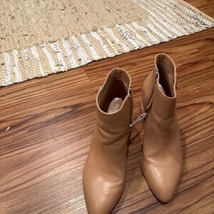 Elegant Tan Ankle Booties